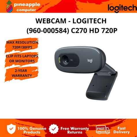 Logitech C615 Full Hd Webcam 1080p Logitech C270 Hd Webcam 720p