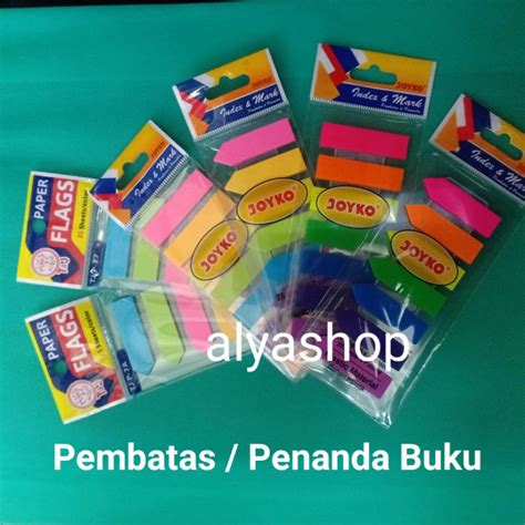 Jual Pembatas Buku Penanda Kertas Index And Mark Paper Flags