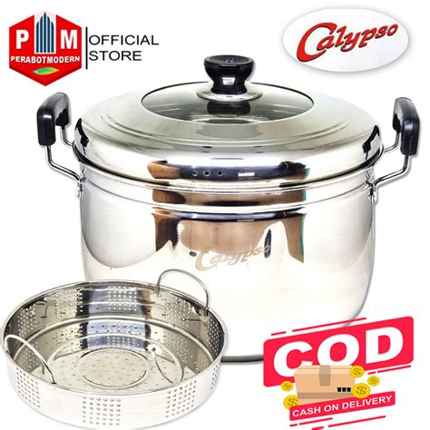 Jual Calypso Panci Steamer Tutup Stainless Cm Liter Kukusan