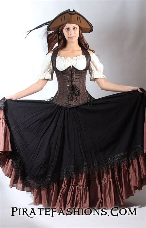 Duchess Skirt Pirate Fashions Pirate Fashion Renaissance Fair Outfit Pirate Dress