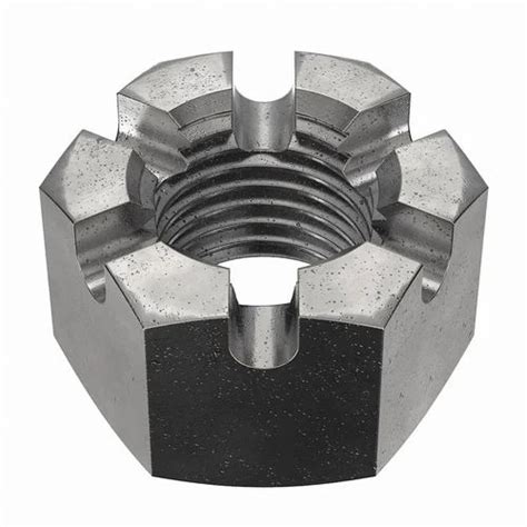 Alloy Steel Broaching Hexagonal Castle Nuts At Rs 100 Piece In Vadodara