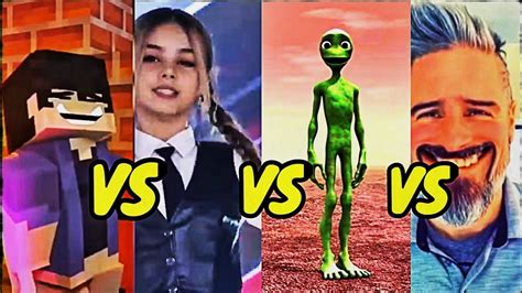 That One Guy Minecraft Vs Wednesday Vs Alien Dance Skibidi Bop Yes Yes