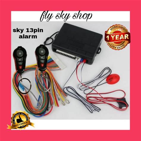 🔥💥💯sky 13 Pin 4 Button 🔥model L A80🔥 Lmulti Function Car Alarm System