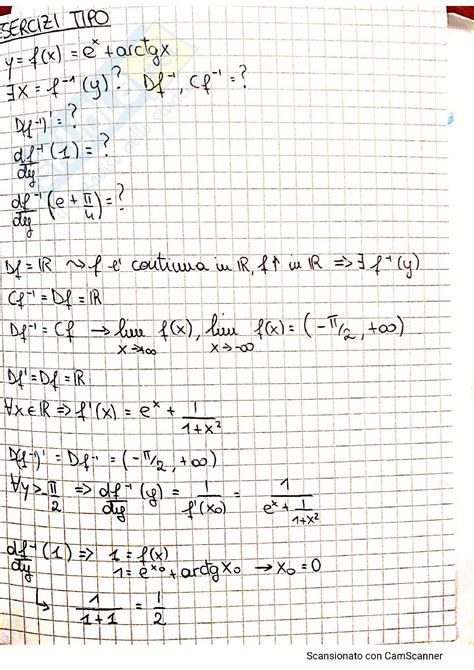 Esercizi D Esame Analisi Matematica I