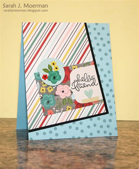 My Impressions Simon Says Stamp Hello Friend Card And Giveaway Project