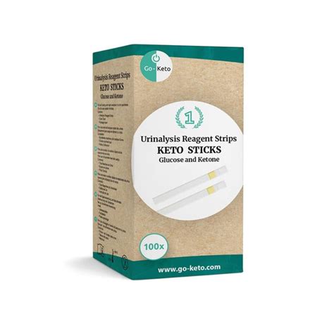 Go Keto Sticks Glucose And Ketone Urine Test Strips Glu Ket Swiss