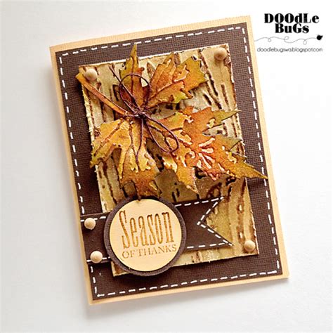 Doodlebugs Tim Holtz Alterations Layered Leaf