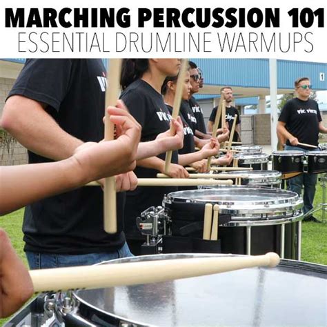 MARCHING PERCUSSION 101 - Vic Firth Artists & Education