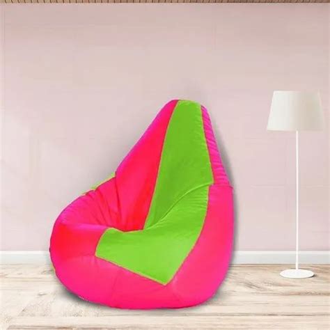 SHIRA 24 XXL Bean Bag Cover Without Beans Green Pink At Rs 350