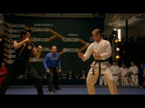 Cobra Kai Final Fight Scene Miguel Vs Robby Youtube