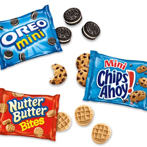 Nabisco Cookie Variety Pack Oreo Mini Nutter Butter Bites Chips Ahoy