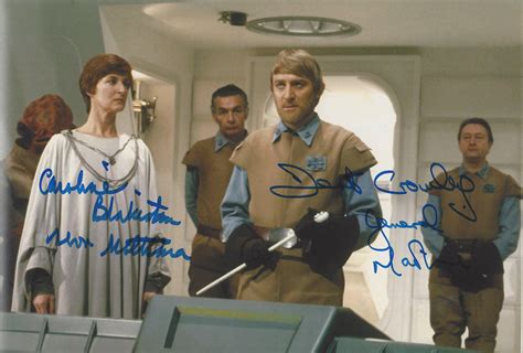 Star Wars Mon Mothma General Madine Return Of The Jedi Photo Signed