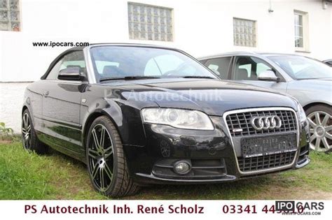 2008 Audi A4 Cabriolet 3 0 TDI Quattro S Line 19 Inch Car Photo And