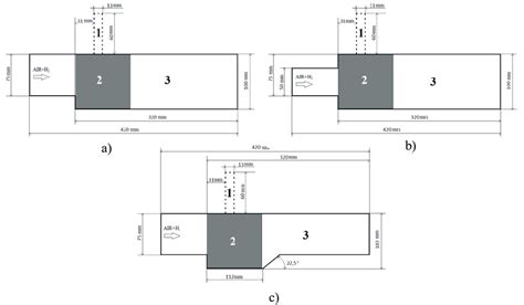 Geometry Of The Models Channel With A Backward Facing Step A