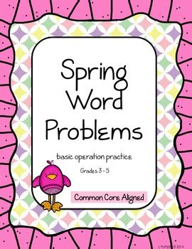 Seasonal Word Problem Bundle Basic Operation Practice Grades