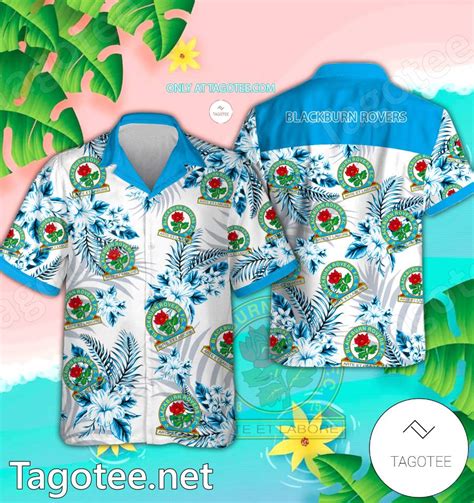 Blackburn Rovers Logo Hawaiian Shirt And Shorts Bishop Tagotee