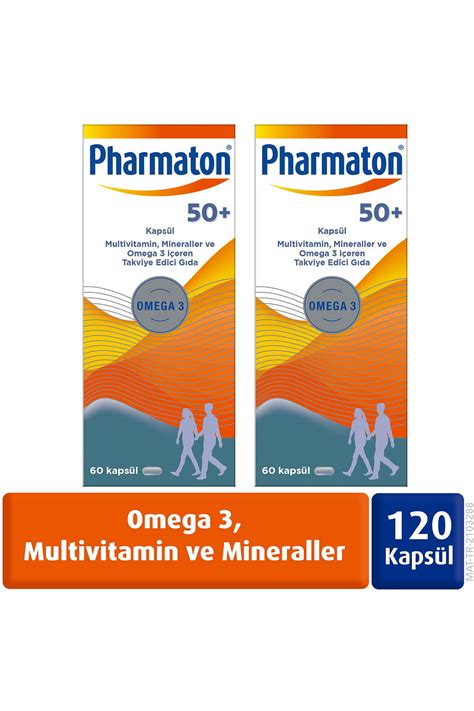 Pharmaton Plus Kaps L Omega Multivitamin Ve Mineraller Li