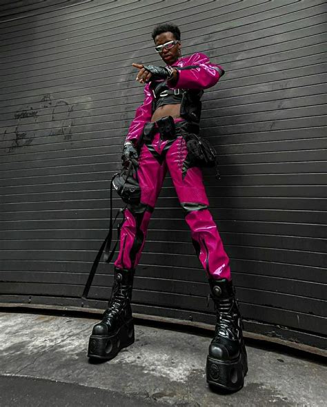 Pin By William Weeks On Pink Clothes Cyberpunk Clothes Cyberpunk