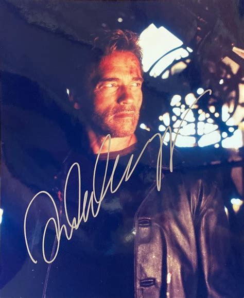 End of Days Arnold Schwarzenegger signed movie photo | EstateSales.org