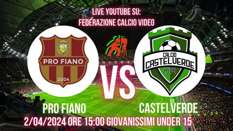 Goal Di Samuel Del Zio In U Pro Fiano Vs Castelverde Youtube