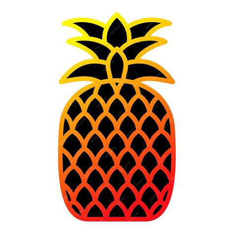 Premium Vector Pineapple Icon