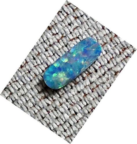 A Nicely Coloured Freeform Shape Doublet Opal Etsy