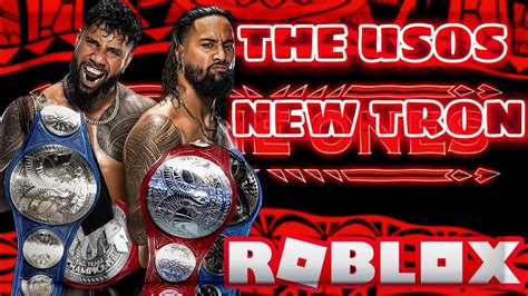 Roblox Wwe 2k22 The Usos New Tron Codes Youtube