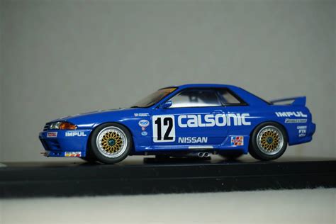 【目立った傷や汚れなし】143 デビューウィン Hpi Nissan Skyline Gt R 12 Calsonic 1990 Jtc