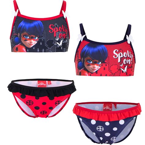 Miraculous Lady Bug Bikini Stars And Heroes