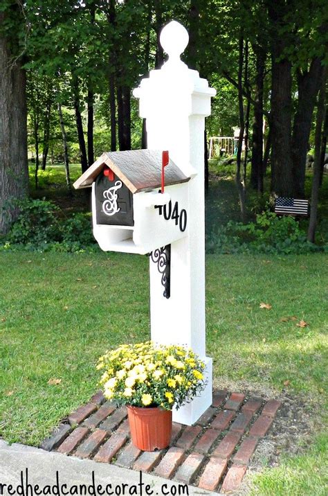 10 Curb Appeal Ideas Redhead Can Decorate Mailbox Makeover Painted