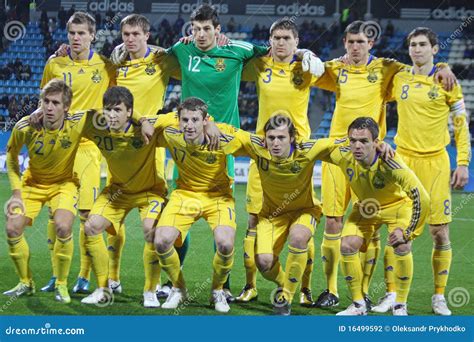 Ukraine Under 21 National Team Editorial Photography Image Of