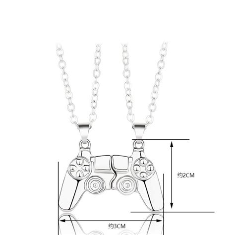 Cheap 1PC Magnetic Game Controller Necklaces Friend Necklace Friendship