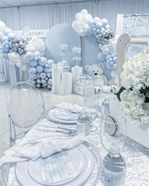 Blue elephant baby shower – Artofit