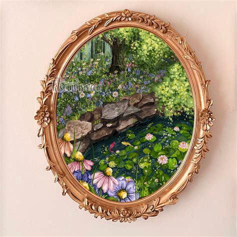 Grandma’s Garden Art Print – KT's Canvases