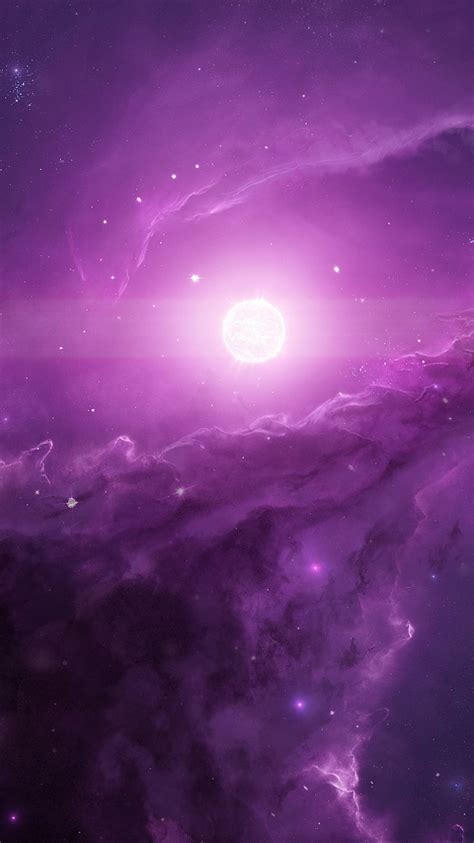 Sci Fi Nebula, Space, Purple, 750x1334 Phone HD Wallpaper