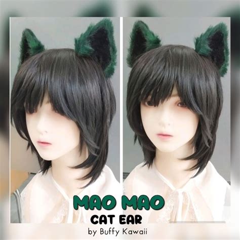 Jual Bando Ear Cat Realistic Maomao Cute Kawaii Cosplay Catgirl