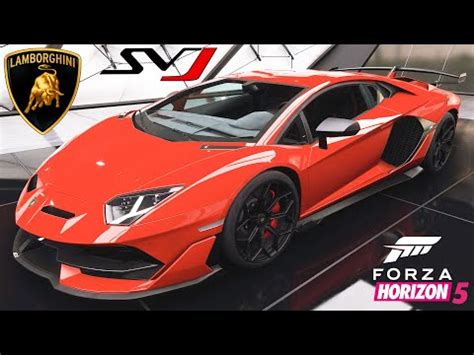 Forza Horizon Lamborghini Aventador Svj Customization Youtube