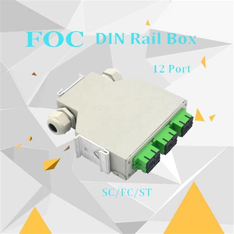 Caja De Terminales De Fibra Ptica Montada En Riel Din Fo Caja De