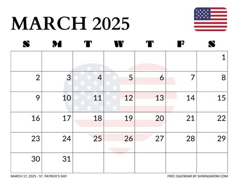 March 2025 Calendar 50 Awesome Free Printables