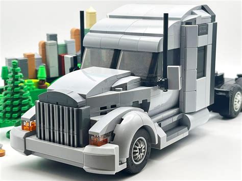 Lego Moc Modern American Truck By Ibrickeditup Rebrickable Build With Lego