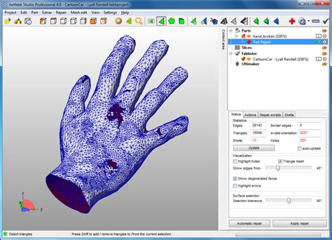 3D Bewerking Netfabb Software