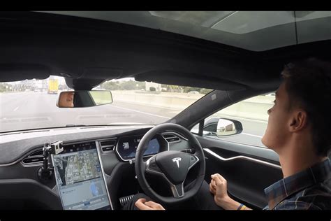 Hands-off with Tesla's Autopilot system