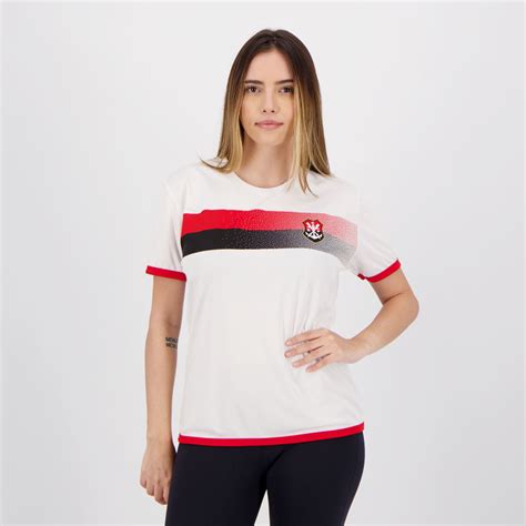 Camisa Flamengo Limb Feminina Branca Futfanatics