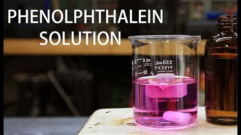 How To Make A Phenolphthalein Indicator Solution 0 05 Wt YouTube