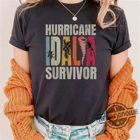 Cedar Key Survivor Hurricane Idalia Shirt Florida Strong Shirt I