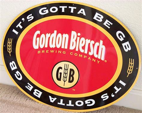 Gordon Biersch Beer Tin Sign