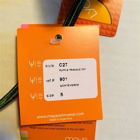 Maya Swim Maya Swimwear Triangle Ruffle Bikini Swim Top Nwt Poshmark