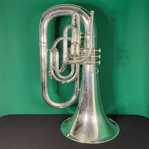 Kanstul 295 Bb Marching Euphonium Silver Reverb