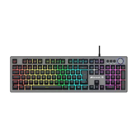 Teclado Gamer Semi Mecânico Holt Rainbow ABNT2 Fortrek AliExpress