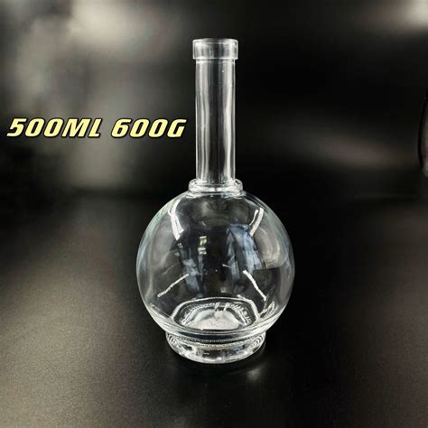 Jingna Transparent Circular Ml Ml Glass Vodka Bottle High Flint